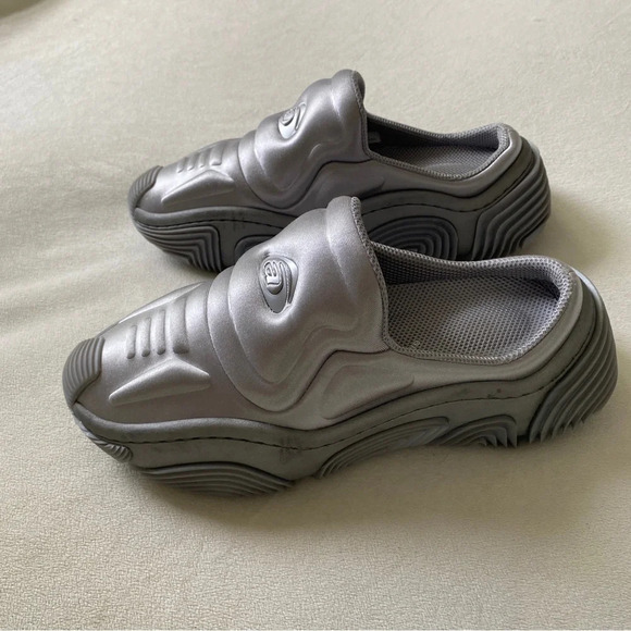 NEW Alexander Wang Silver Mules Sneakers Size 41 - Picture 7 of 13